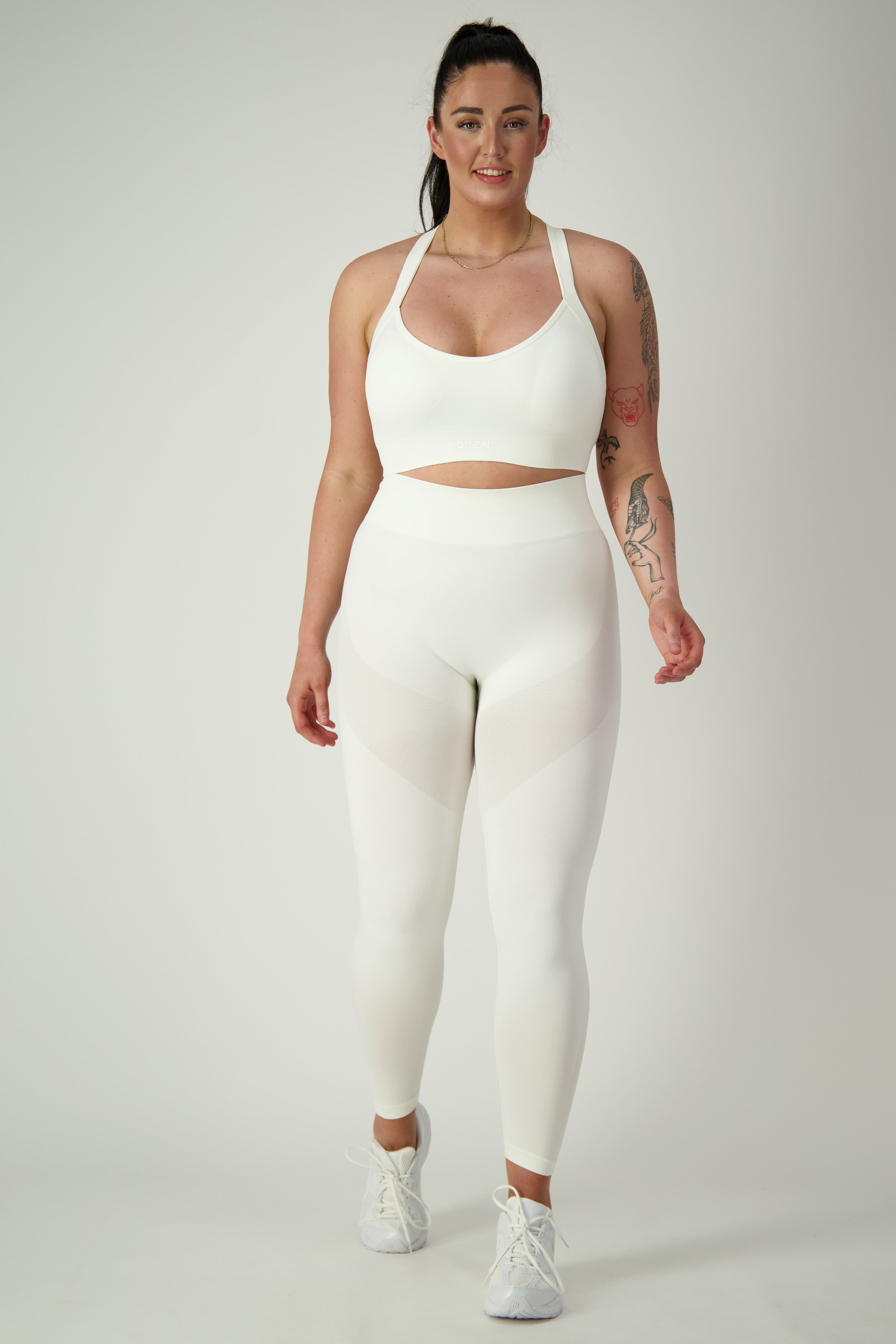 White workout tights hotsell